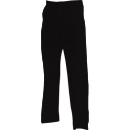 CHEF TROUSERS BLACK ZIP