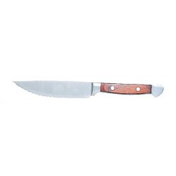 STEAK KNIFE WOODEN HANDLE - 2 STUD