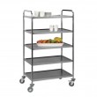 TEA TROLLEY 5 SHELF