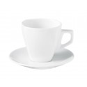 SQUARE CAPPUCCINO CUP & SAUCER