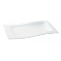 WAVE RIM RECTANGULAR PLATE