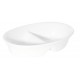 OVAL SHAPE DIVIDED BOWL 20CM