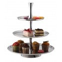 Pastry Stand S/Steel 3 Tier