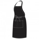 CHEF APRON FULL BIB BLACK