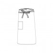 BISTRO APRON WHITE