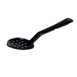 SERVING SPOON BLACK PERFORATED 330mm