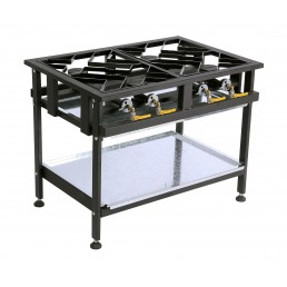 BOILING TABLE STAGGERED 4 BURNER