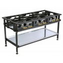 BOILING TABLE STAGGERED 6 BURNER