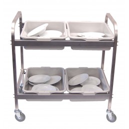 DISH CLEARING TROLLEY