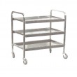 TEA TROLLEY 3 SHELF HEAVY DUTY 