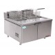 GAS FRYER DOUBLE PAN 2x10 LITRE