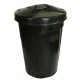 REFUSE BIN 85 LITRE BLACK