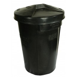 REFUSE BIN 85 LITRE BLACK