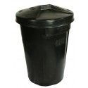 REFUSE BIN 85 LITRE BLACK