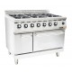 GAS OVEN & GAS STOVE - 6 BURNER