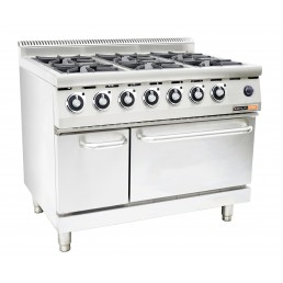 GAS OVEN & GAS STOVE - 6 BURNER