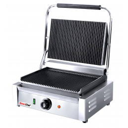 CONTACT GRILL NON-STICK RIBBED - SMARTCHEF