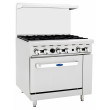 GAS OVEN & GAS STOVE - 6 BURNER COOKRITE