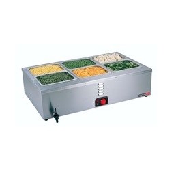 BAIN-MARIE TABLE TOP - 3 DIVISION