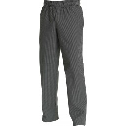 CHEF TROUSERS BAGGIES B & W CHECK