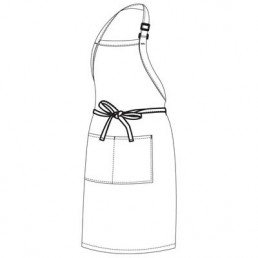 CHEF APRON FULL BIB WHITE