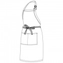 CHEF APRON FULL BIB WHITE