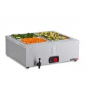 BAIN-MARIE TABLE TOP - 2 DIVISION