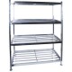 POT RACK S/STEEL FLOOR STANDING