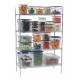 CHROME SHELVING - 4 SHELVES