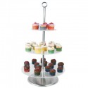 CAKE STAND PLASTIC - 3 TIER